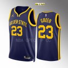 men's & youth Basketball Team Uniform #23 Draymond Green Jerseys 2023 Navy Statement Edition Shirts