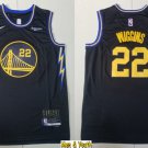 men's & youth Basketball Team Uniform #22 Andrew Wiggins Jerseys 75th Diamond 2022 Black City Shirts