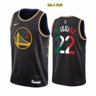 men's & youth Basketball Uniform #22 Andrew Wiggins Jerseys 75th Diamond 2022 Black Mexico Shirts