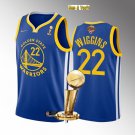 men's & youth Basketball Team Uniform #22 Andrew Wiggins Jerseys Royal 2022 Finals Champions Shirts