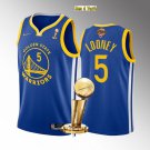 men's & youth Basketball Team Uniform #5 Kevon Looney Jerseys Royal 2022 Finals Champions Shirts