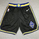 men's Golden State Warriors Shorts 75th Diamond 2022 Black City Mesh Basketball Game adults Pants