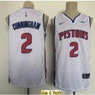 men's & youth Basketball Team Uniform #2 Cade Cunningham Jerseys 2021 White Association Shirts