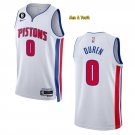 men's & youth Basketball Team Uniform #0 Jalen Duren Jerseys 2023 White Association Edition Shirts