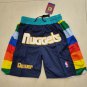 men's Denver Nuggets Shorts Just Don Navy Mesh Zipper Pocket Basketball adults Pants