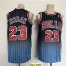 men's & youth Basketball Bulls Uniform #23 Michael Jordan Jersey Black Pinstripe Classics Shirts