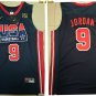 men's & youth USA Dream Team Basketball Uniform #9 Michael Jordan Jerseys Navy 1992 Olympics Shirts