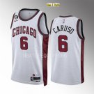 men's & youth Basketball Team Uniform #6 Alex Caruso Jerseys 2023 White City with no.6 Patch Shirts