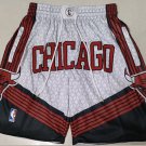 men's Chicago Bulls Shorts 2023 White City Edition Mesh Zipper Pocket Basketball adults Pants