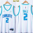 men's & youth Basketball Uniform #2 LaMelo Ball Jersey 75th Diamond 2022 White Association Shirts