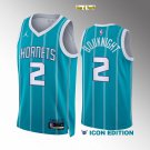 men's & youth Basketball Team Uniform #2 James Bouknight Jerseys 2023 Teal Icon Edition Shirts