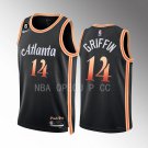 men's & youth Basketball Team Uniform #14 AJ Griffin Jerseys 2023 Black City with no.6 Patch Shirts