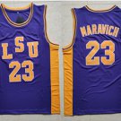 men's & youth Basketball Team Uniform #23 Pete Maravich Jerseys Purple LSU College Game Shirts
