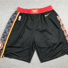 men's Atlanta Hawks Shorts 2019 Icon Black Edition Mesh Basketball Game adults Pants