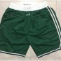 men's Boston Celtics Shorts Just Don Green Retro Style Mesh Zipper Pocket Basketball adults Pants