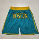 men's Boston Celtics Shorts 2020 Green Earned Edition Mesh with Pocket Basketball adults Pants