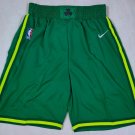 men's Boston Celtics Shorts 2021 Green Earned Edition Mesh Basketball Game adults Pants