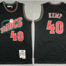 men's & youth Basketball Retro Uniform #40 Shawn Kemp Jerseys Neapolitan Black Classics Shirts