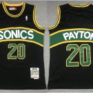 men's & youth Basketball Retro Uniform #20 Gary Payton Jerseys Black Reload M&N Throwback Shirts