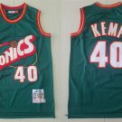 men's & youth Basketball Retro Uniform #40 Shawn Kemp Jerseys Throwback Green Classics Shirts