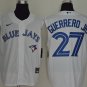 men's & youth Baseball Blue Jays Uniform #27 Vladimir Guerrero Jr. Jerseys White Sleeveless Shirts