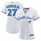 women's Baseball Blue Jays Uniform #27 Vladimir Guerrero Jr. Jerseys White Home Game ladys Shirts