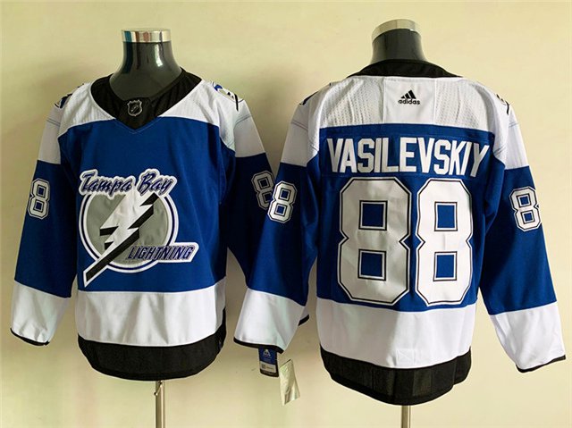 Andrei Vasileskiy #88 Tampa Bay Lightning White Gasparilla Jersey 2023