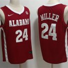 men's & youth Basketball Crimson Tide Uniform #24 Brandon Miller Jerseys Red College Game Shirts