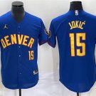 men's & youth Basketball Nuggets Uniform #15 Nikola Jokic Jerseys Blue Baseball Shirts