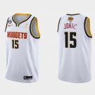 men's & youth Basketball Nuggets Uniform #15 Nikola Jokic Jerseys White 2023 Finals Champions Shirts