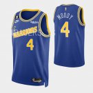 men's & youth Basketball Warriors Uniform #4 Moses Moody Jerseys 2023 Royal Classic Edition Shirts