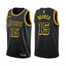 men's & youth Basketball Lakers Uniform #15 Austin Reaves Jerseys Black City KB patch Shirts