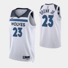 men's & youth Basketball Timberwolves Uniform #23 Troy Brown Jr. Jerseys White Association Shirts