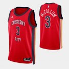 men's & youth Basketball Pelicans Uniform #3 CJ McCollum Jerseys 23/24 Red Statement Edition Shirts