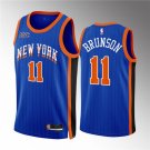 men's & youth Basketball Knicks Uniform #11 Jalen Brunson Jerseys 23/24 Blue City Edition Shirts