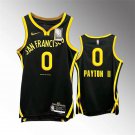 men's & youth Basketball Warriors Uniform #0 Gary Payton II Jerseys Black 23/24 City Edition Shirts