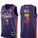 men's & youth Basketball Suns Uniform #3 Bradley Beal Jerseys Purple 23/24 City Edition Shirts