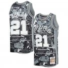 men's & youth Basketball Spurs Uniform #21 Tim Duncan Jerseys Year Of the Rabbit Gray Classic Shirts