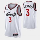 men's & youth Basketball Raptors Uniform #3 OG Anunoby Jerseys 23/24 White Association Shirts