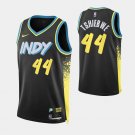men's & youth Basketball Pacers Uniform #44 Oscar Tshiebwe Jerseys 23/24 Black City Edition Shirts