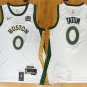 men's & youth Basketball Celtics Uniform #0 Jayson Tatum Jerseys White 23/24 City Edition Shirts