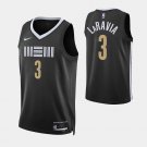 men's & youth Basketball Grizzlies Uniform #3 Jake LaRavia Jerseys Black 2023-24 City Edition Shirts