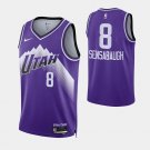 men's & youth Basketball Jazz Uniform #8 Brice Sensabaugh Jerseys Purple 23/24 City Edition Shirts