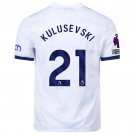 adults & kids Soccer Tottenham Hotspur Uniform #21 Dejan Kulusevski Jerseys 23/24 Home fans Shirts