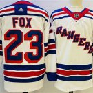 men's Ice Hockey NY Rangers Uniform #23 Adam Fox Jerseys White Away Team Game Player Shirts