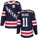 men's Ice Hockey NY Rangers Uniform #11 Mark Messier Jerseys Navy 2018 Stadium Winter Classic Shirts