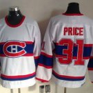 men's & youth Ice Hockey Canadiens Uniform #31 Carey Price Jerseys Vintage White Throwback Shirts