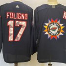 men's Ice Hockey Wild Uniform #17 Marcus Foligno Jerseys Navy 2021-22 Native American Day Shirts