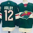 men's Ice Hockey Activewear Wild Uniform #12 Matt Boldy Jerseys Green Home Team Game Player Shirts