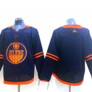 men's & youth Ice Hockey Activewear Oilers Uniform Blank Jerseys Alternate Navy Team Game Shirts